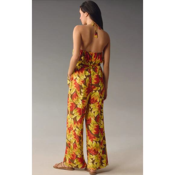 Farm Rio x Anthropologie Fruit Print Jumpsuit - New Small - Picture 2 of 5